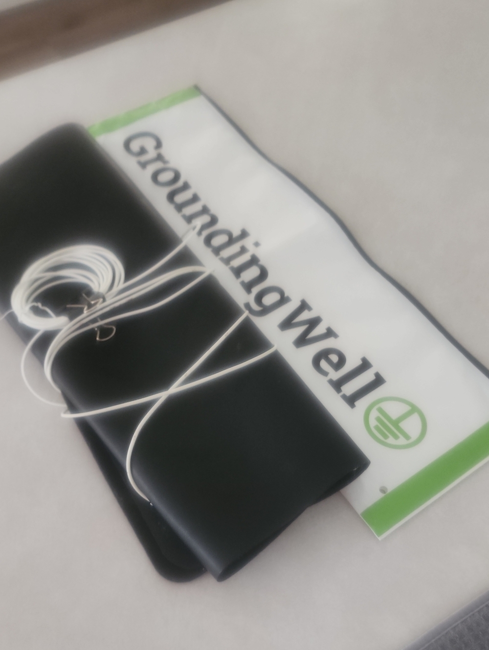 Black Anti-Static Grounding Mat with Cable
